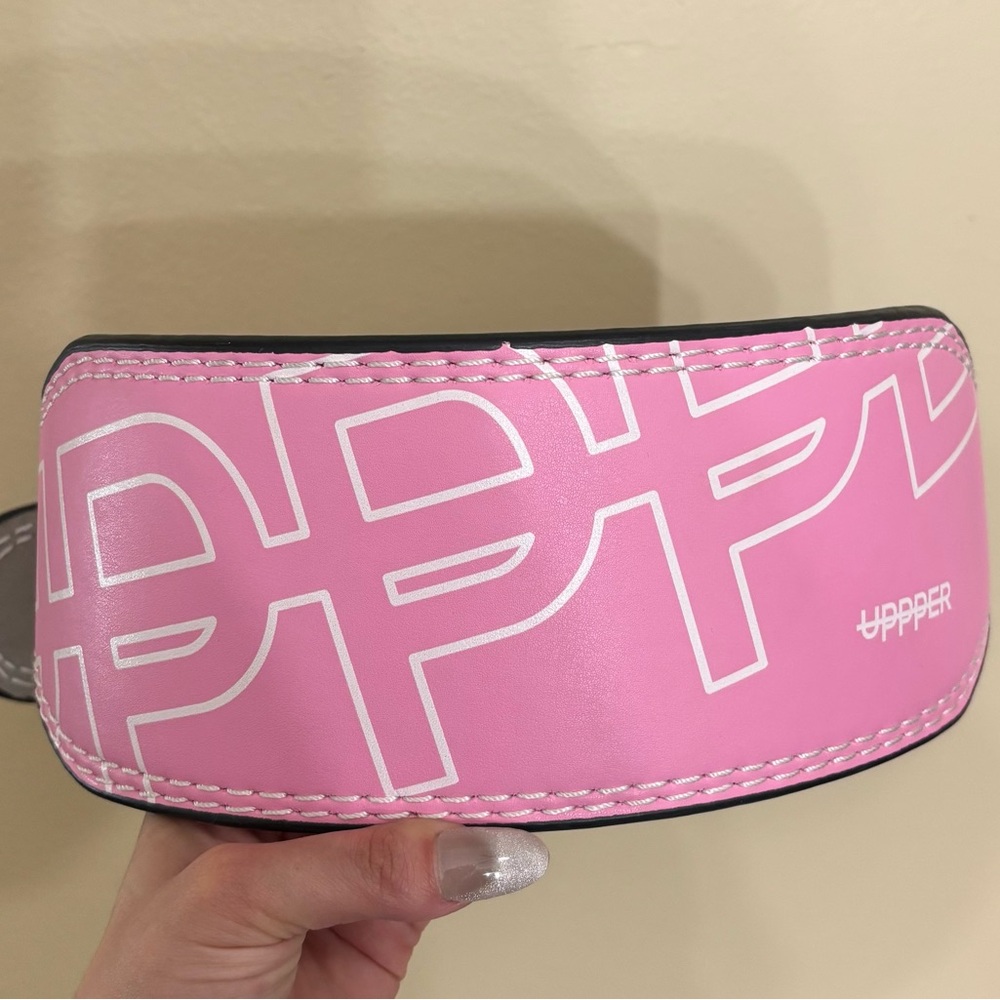 UPPER Pink Women's lifting belt